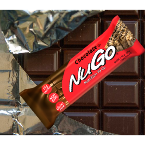 חטיף בריאות NuGo – בטעם שוקולד (מארז של 15 יח’)