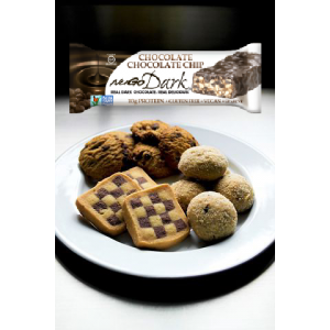 חטיף בריאות טבעוני NuGo Dark – בטעם שוקולד צ’יפס (מארז של 12 יח’)