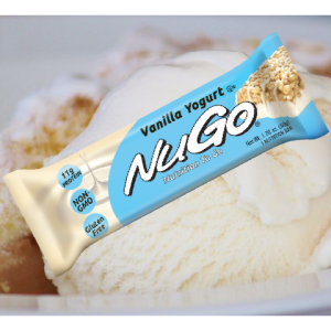 חטיף בריאות NuGo – בטעם וניל (מארז של 15 יח’)