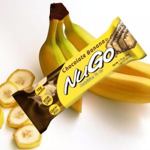 חטיף בריאות NuGo – בטעם בננה (מארז של 15 יח’)